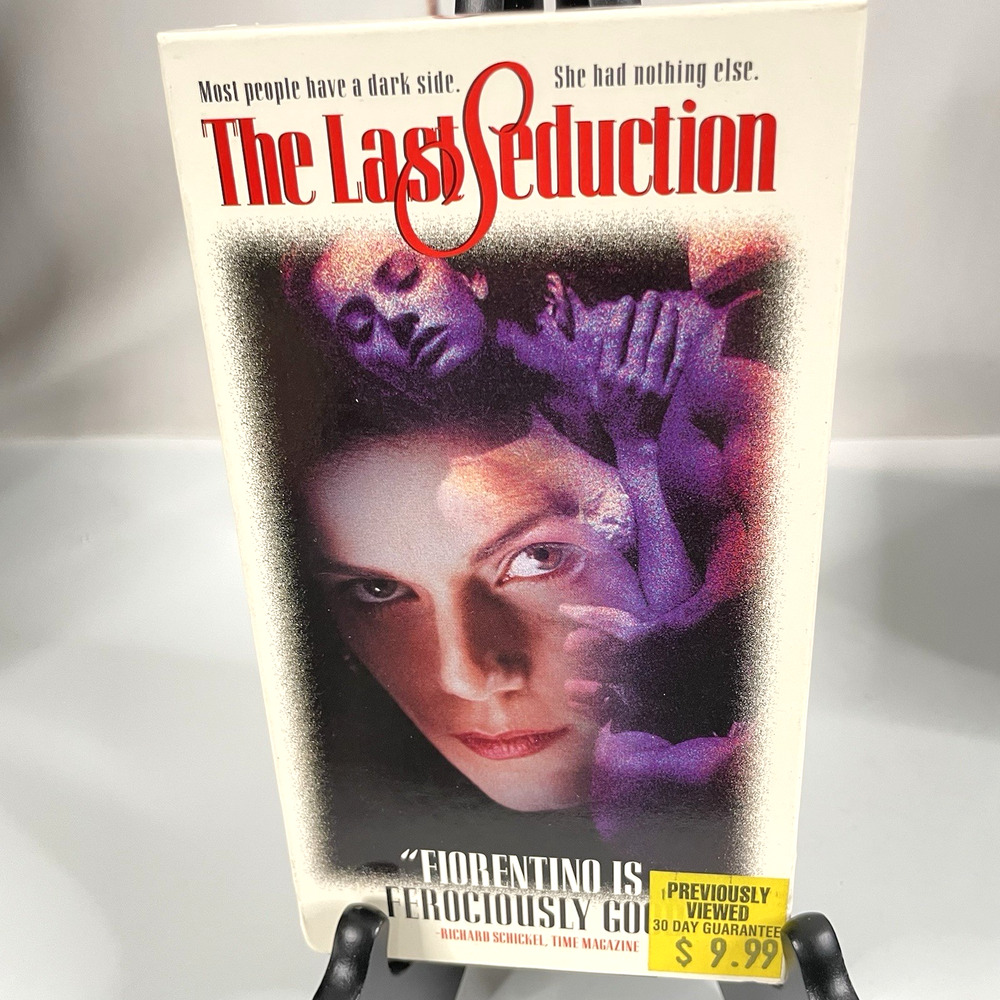THE LAST SEDUCTION VHS VIDEO MOVIE, LINDA FIORENTINO, BILL PULLMAN, PETER BERG